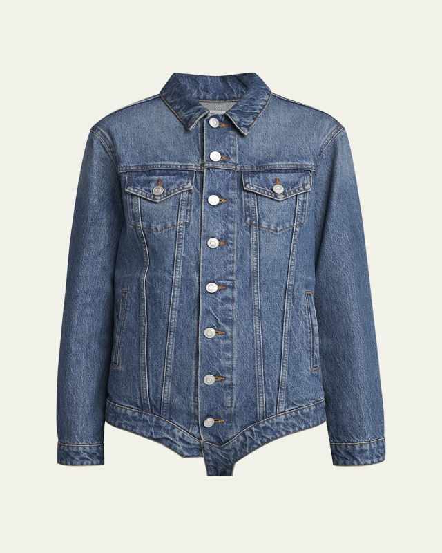 Denim Bodysuit Jacket